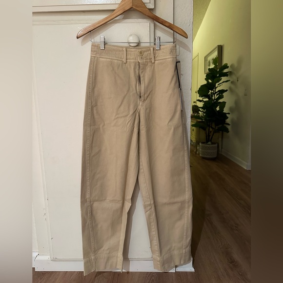 Apice Apart Chino Mari Barrel Pant-Sand - Picture 5 of 7